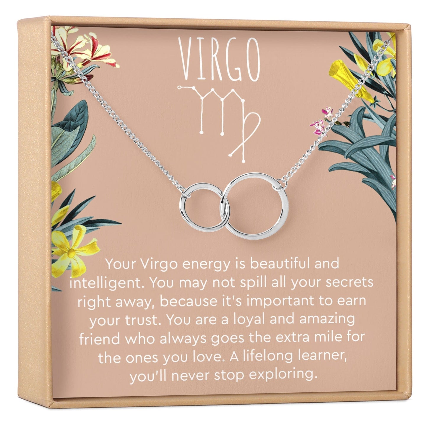 Virgo Zodiac Gift Necklace, Multiple Styles