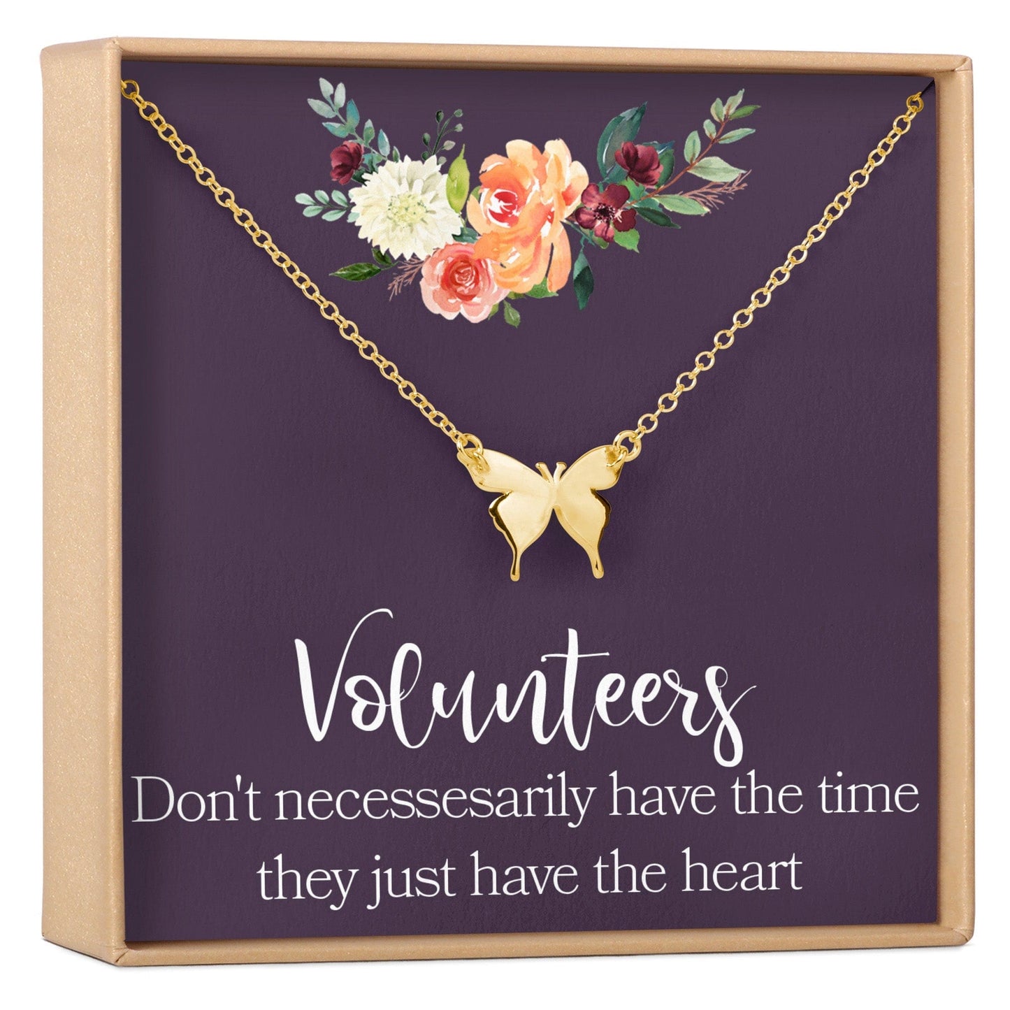 Volunteer Appreciation Necklace, Multiple Styles