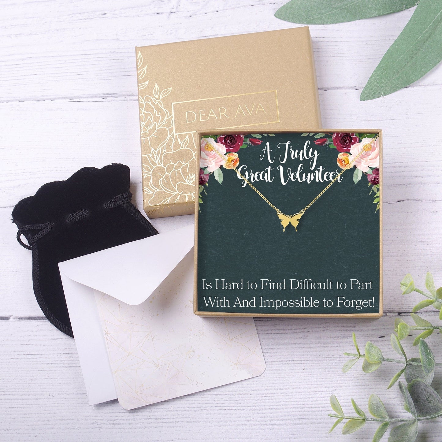 Volunteer Appreciation Necklace, Multiple Styles