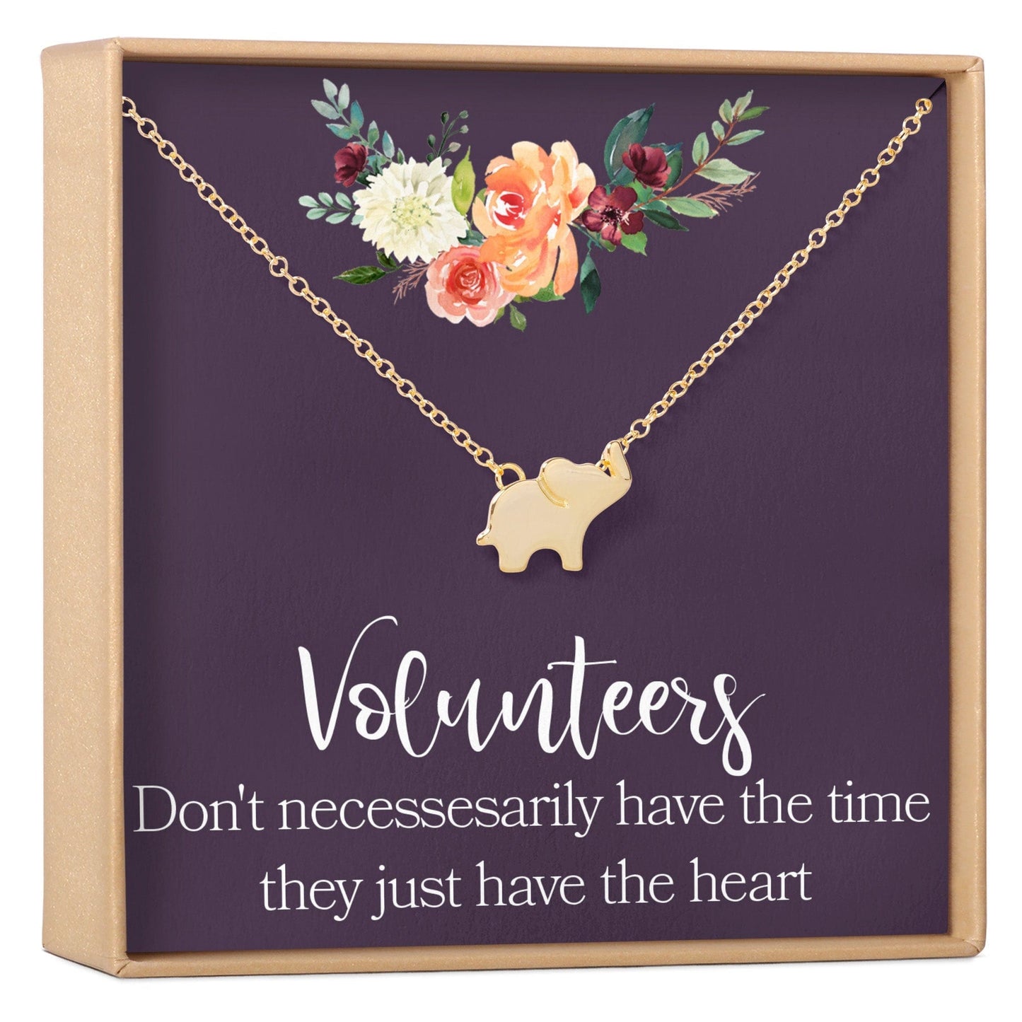 Volunteer Appreciation Necklace, Multiple Styles