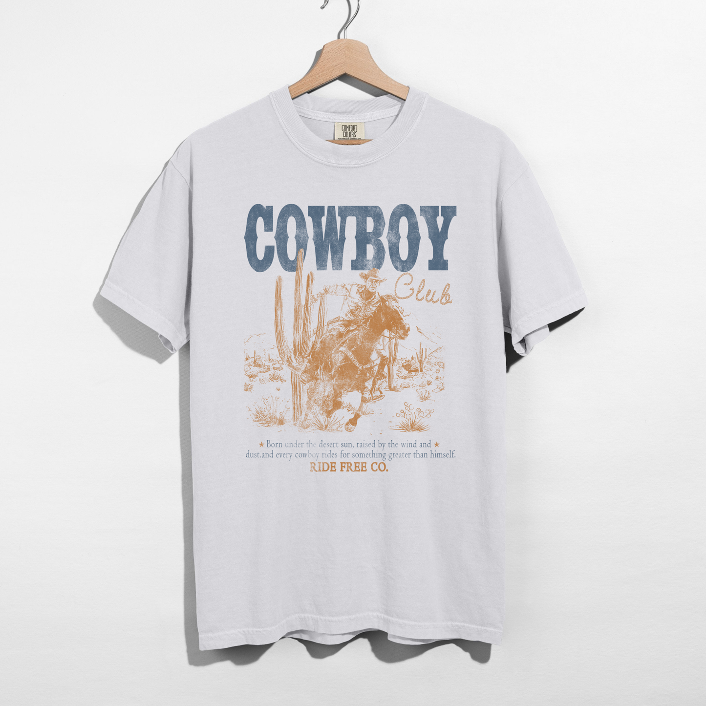 Cowboy Club Graphic Tee – Western Cowboy Shirt