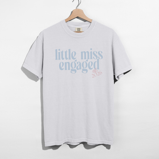 Little Miss Engaged Est. 2026 T-Shirt