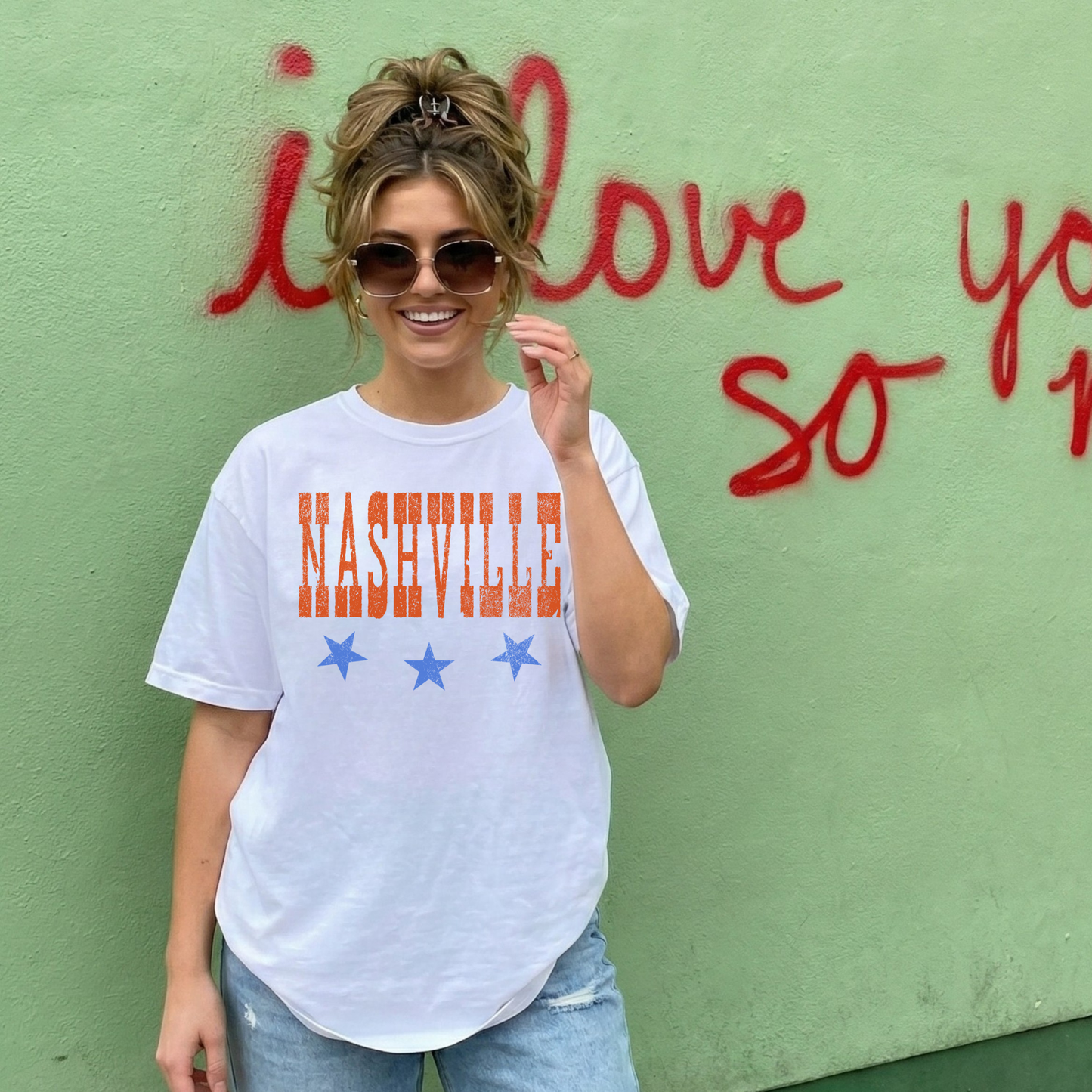Nashville Graphic Tee – Western Vintage Nashville Shirt