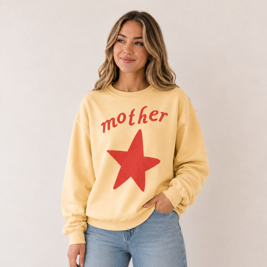 Mother Star Graphic Sweatshirt