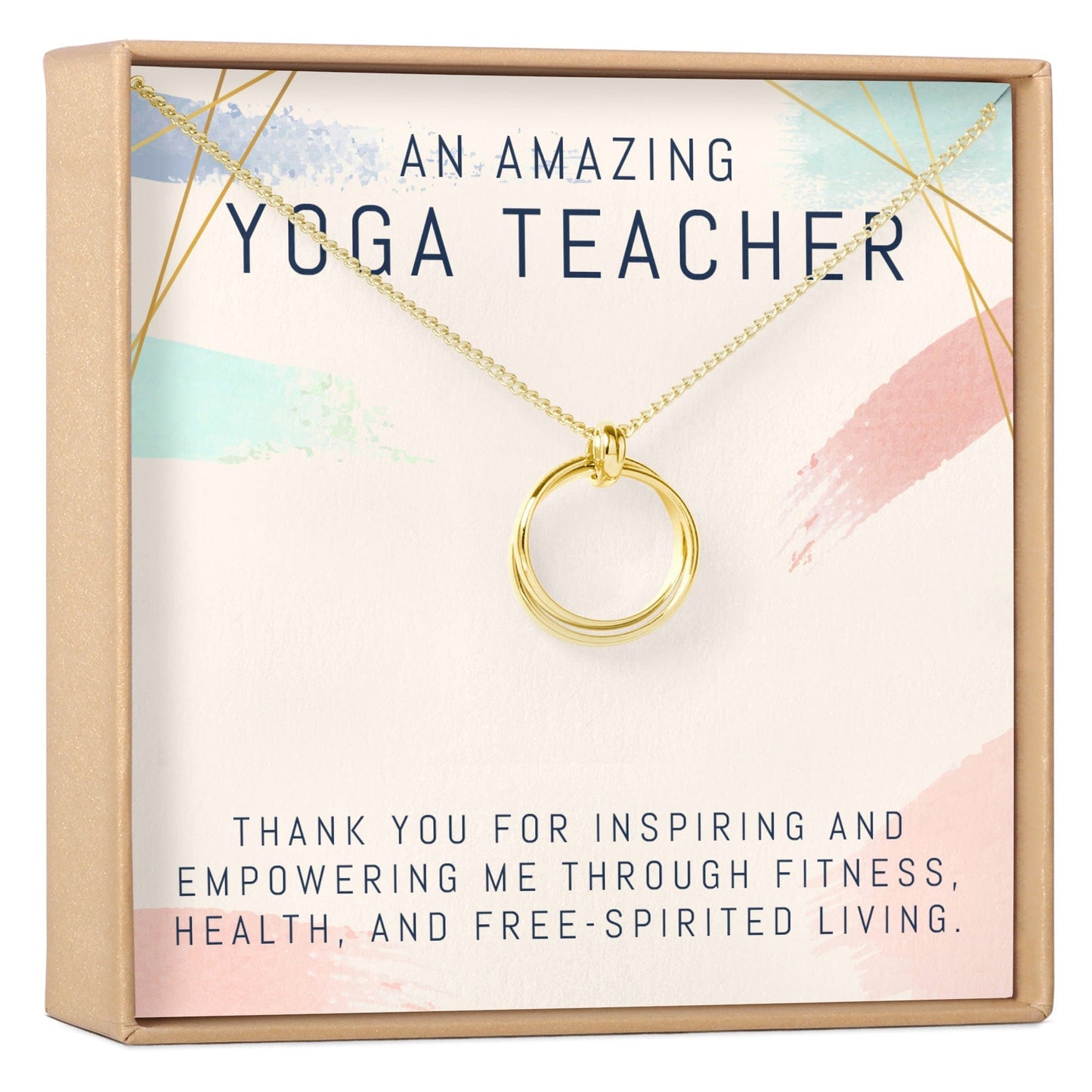 Yoga Teacher Necklace, Multiple Styles Jewelry