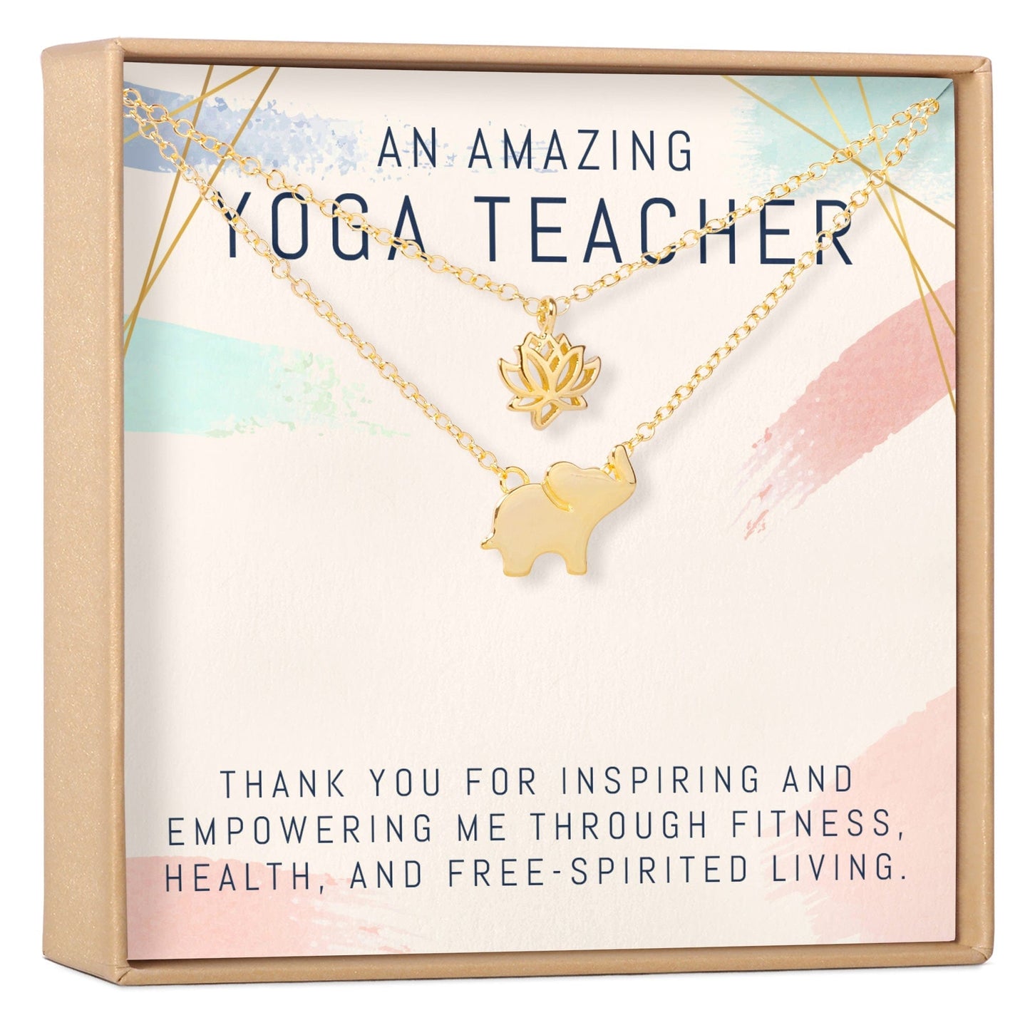 Yoga Teacher Necklace, Multiple Styles Jewelry