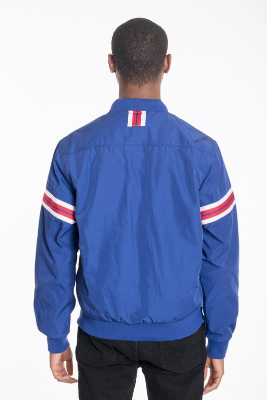 Luxury WOVEN TAPED BOMBER JACKET - ShopModernEmporium