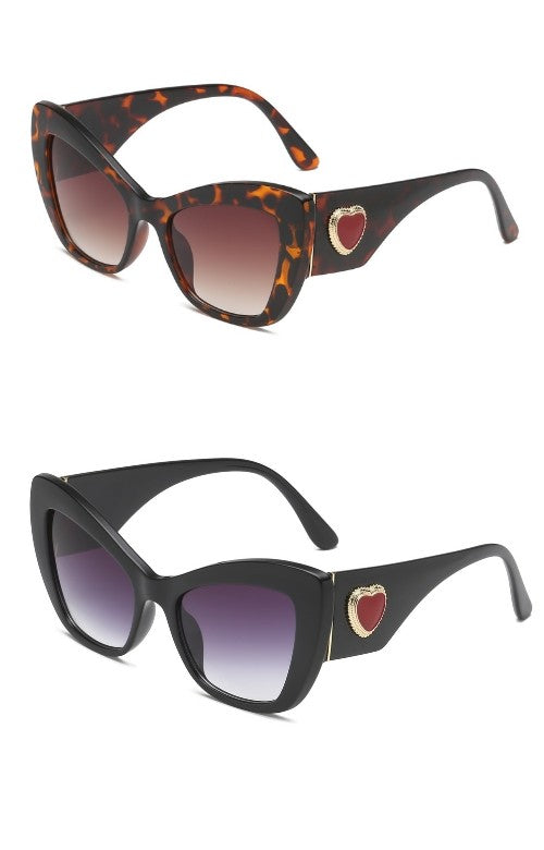 Women High Pointed Oversize Cat Eye Sunglasses - ShopModernEmporium