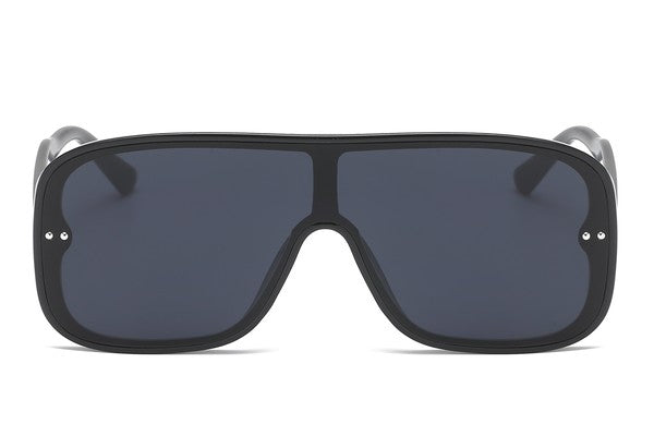 Retro Flat Top Square Fashion Sunglasses - ShopModernEmporium