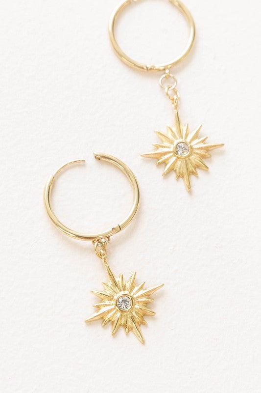 Northern Star Hoop Earrings - ShopModernEmporium