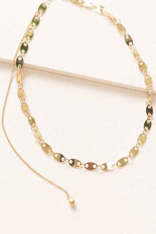 Oval Chain Necklace - ShopModernEmporium