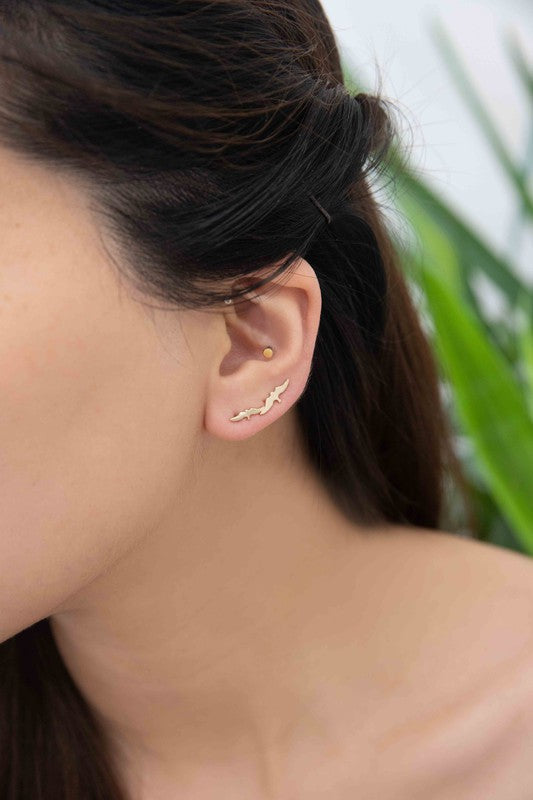 Love Bird Ear Pin Earrings - ShopModernEmporium