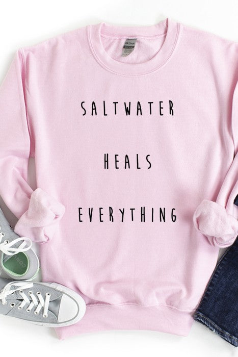 Saltwater Heals Everything Sweatshirt - ShopModernEmporium