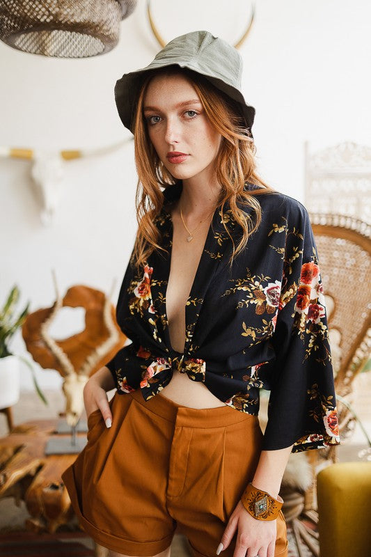 Lush Rose Kimono - ShopModernEmporium