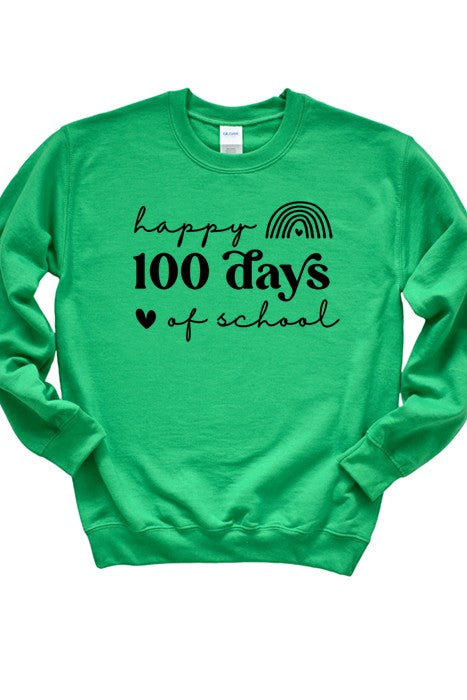 Happy 100 Days of school Sweatshirt - ShopModernEmporium