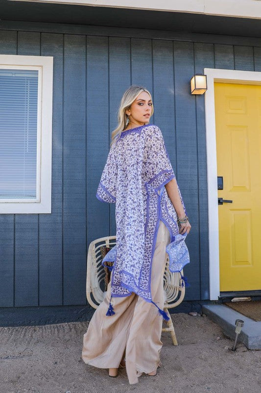 Ditsy Floral Paisley Kimono - ShopModernEmporium