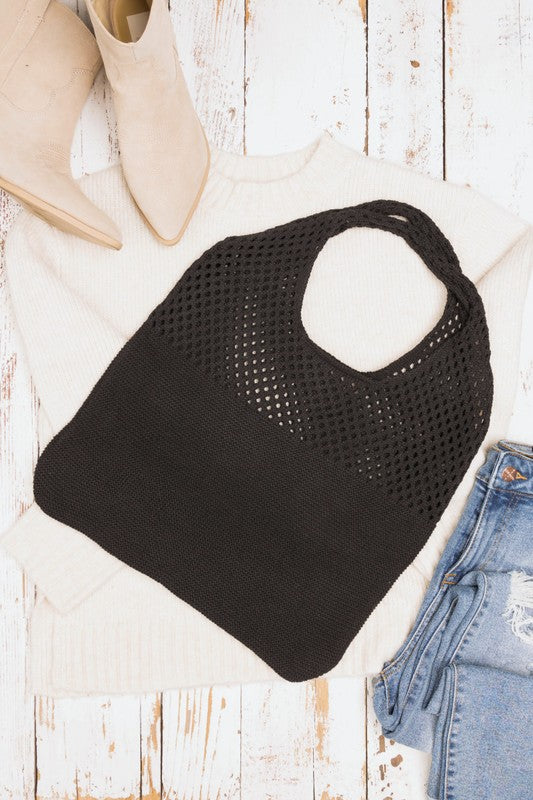 Soft Knit Hobo Bag - ShopModernEmporium