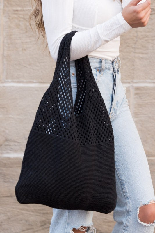 Soft Knit Hobo Bag - ShopModernEmporium