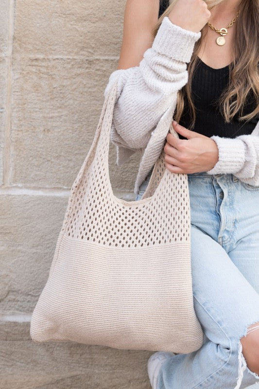 Soft Knit Hobo Bag - ShopModernEmporium