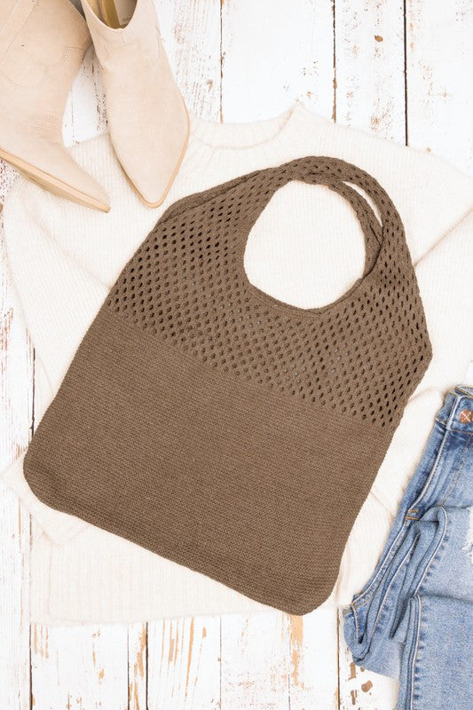 Soft Knit Hobo Bag - ShopModernEmporium