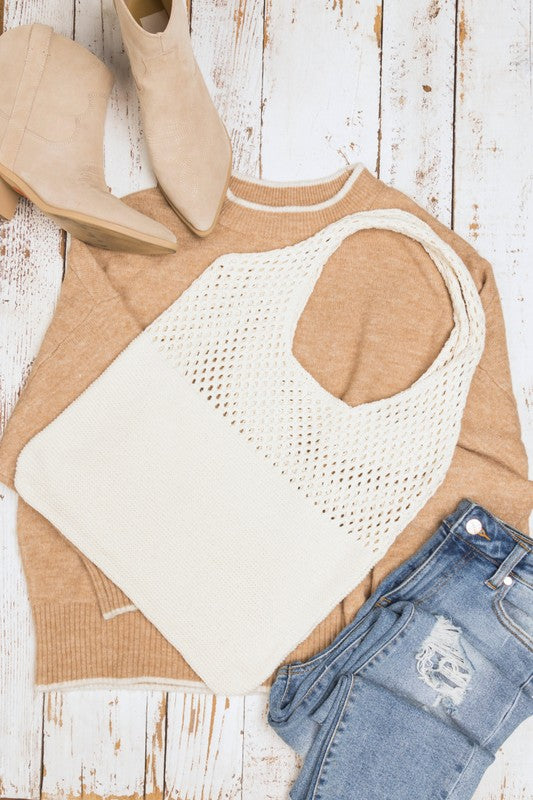 Soft Knit Hobo Bag - ShopModernEmporium