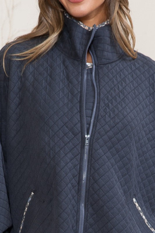 Quilt Jacket with Pockets - ShopModernEmporium