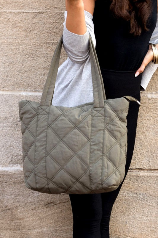 Quilted Tote - ShopModernEmporium