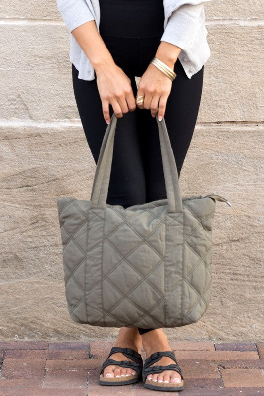 Quilted Tote - ShopModernEmporium