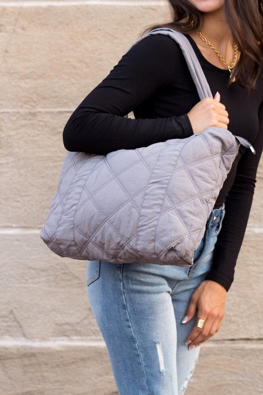 Quilted Tote - ShopModernEmporium