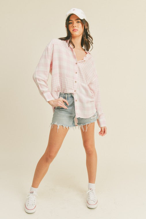 Oversized Button Up Shirt - ShopModernEmporium