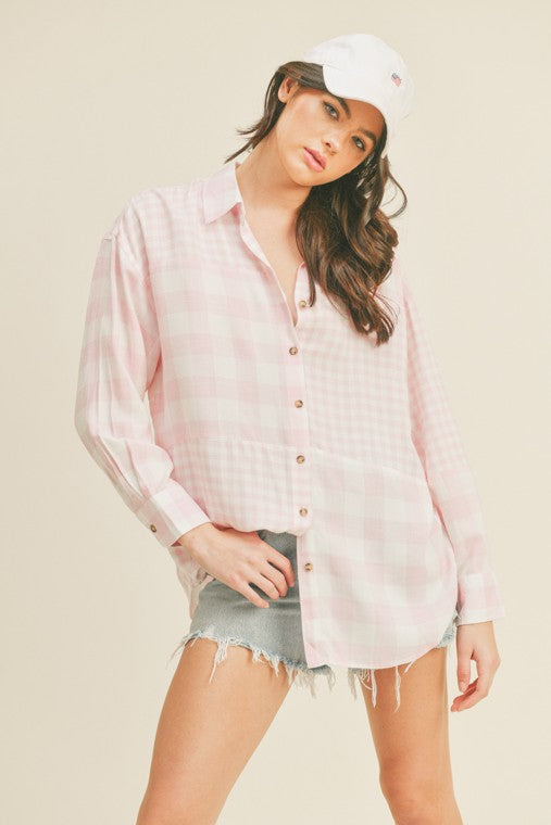 Oversized Button Up Shirt - ShopModernEmporium