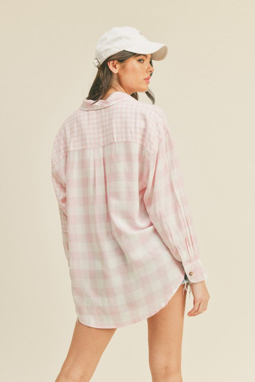 Oversized Button Up Shirt - ShopModernEmporium