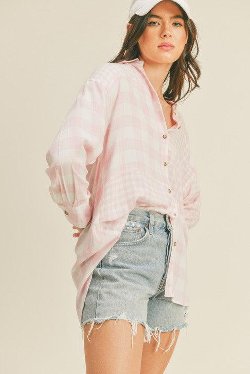 Oversized Button Up Shirt - ShopModernEmporium