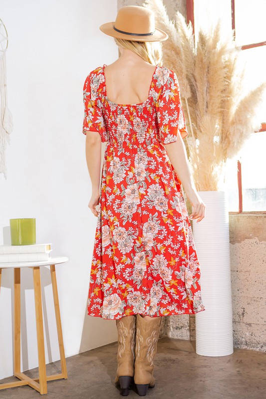 Smocked Dress with Pockets - ShopModernEmporium