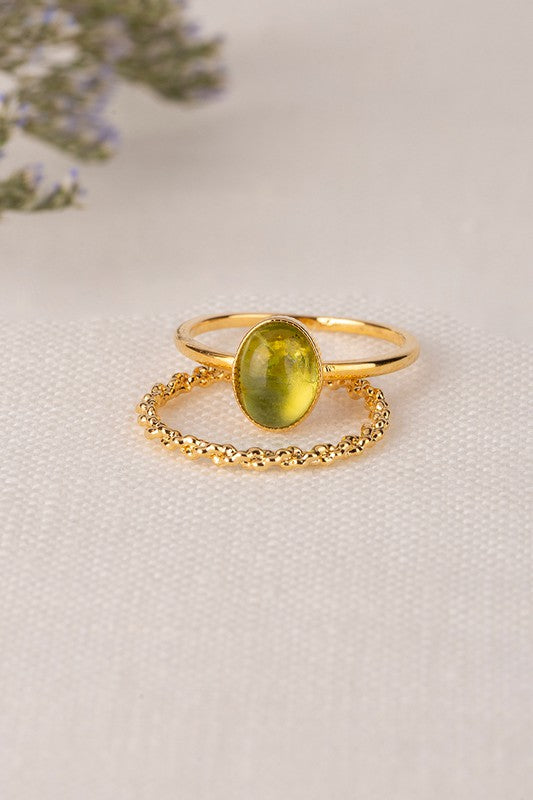 Stone ring set - ShopModernEmporium