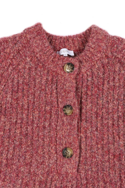 Melange multicolor sweater top - ShopModernEmporium