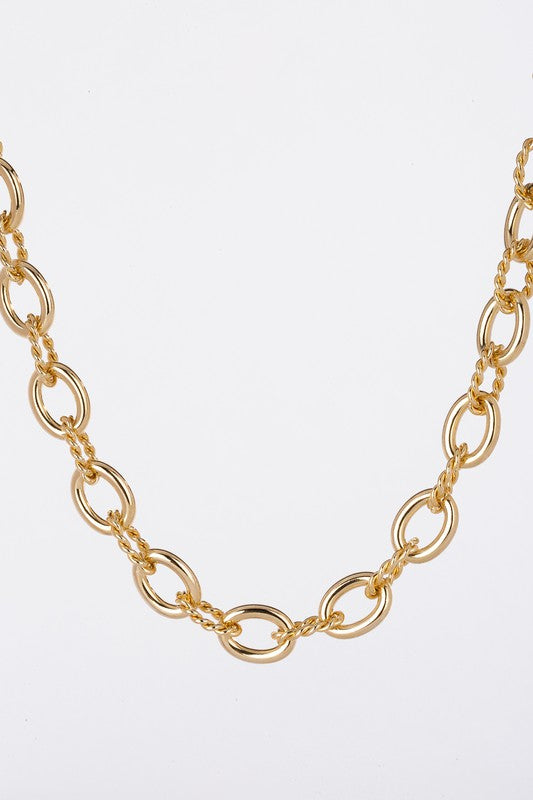 Bold chain necklace   gold - ShopModernEmporium