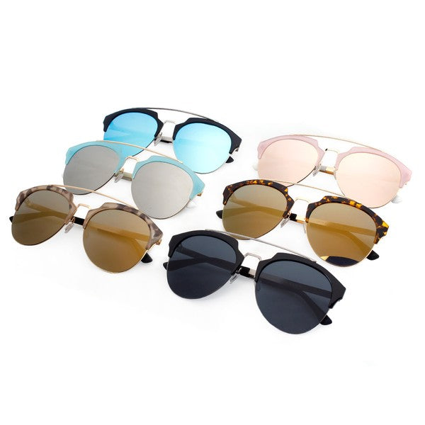 Women Round Cat Eye Fashion Sunglasses - ShopModernEmporium