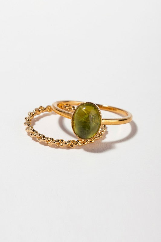 Stone ring set - ShopModernEmporium