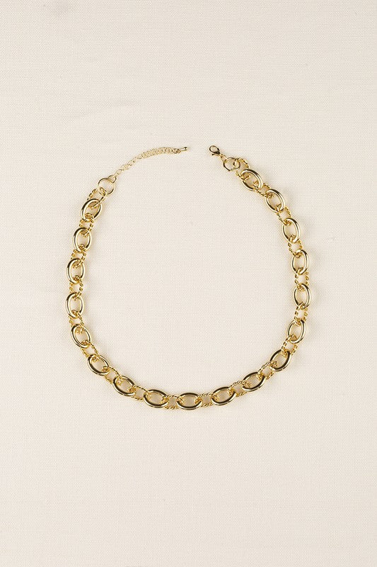 Bold chain necklace   gold - ShopModernEmporium