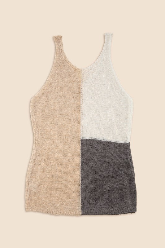 Color blocked cami top - ShopModernEmporium