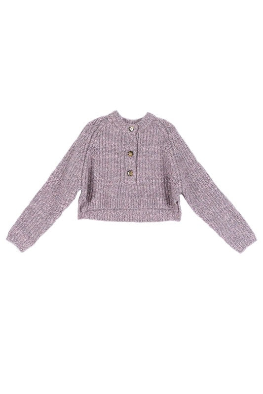 Melange multicolor sweater top - ShopModernEmporium